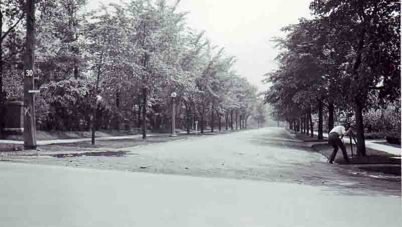 1920s Council Rock Looking South